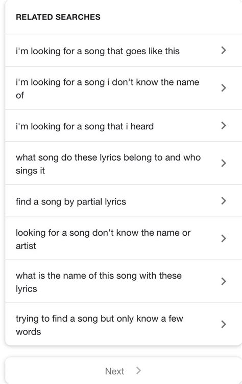 And I think this works even though nothing ends with punctuation. . Partial song lyric search